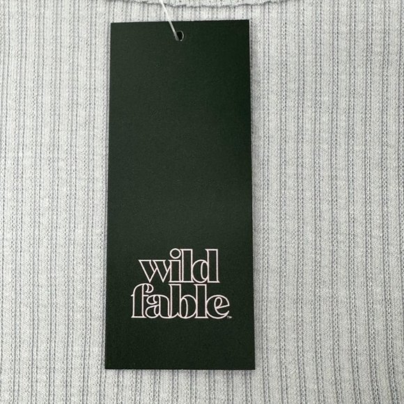 Wild Fable Women's Size 3X Long Sleeve Slim Fit Baby Ribbed Tee Shirt Blue New - Picture 3 of 13